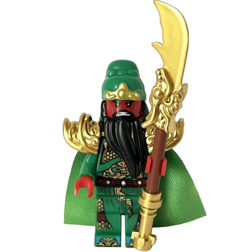 lego minifigure Minifigure Three Kingdoms: Guan Yu Minifigures building block bricks toys