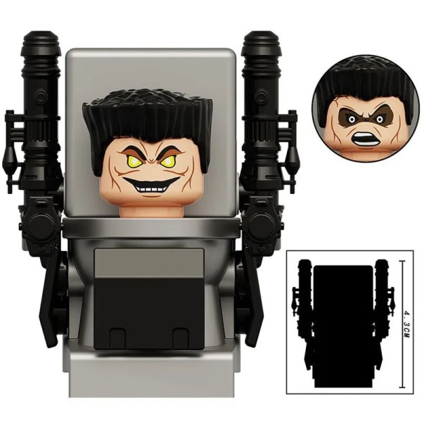 Minifigure "Skibidi Toilet": G-Man Minifigure "Skibidi Toilet": G-Man