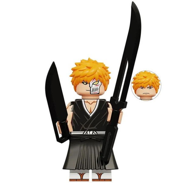 Anime Minifigure 'Bleach' Ichigo Kurosaki Anime Minifigure 'Bleach' Ichigo Kurosaki