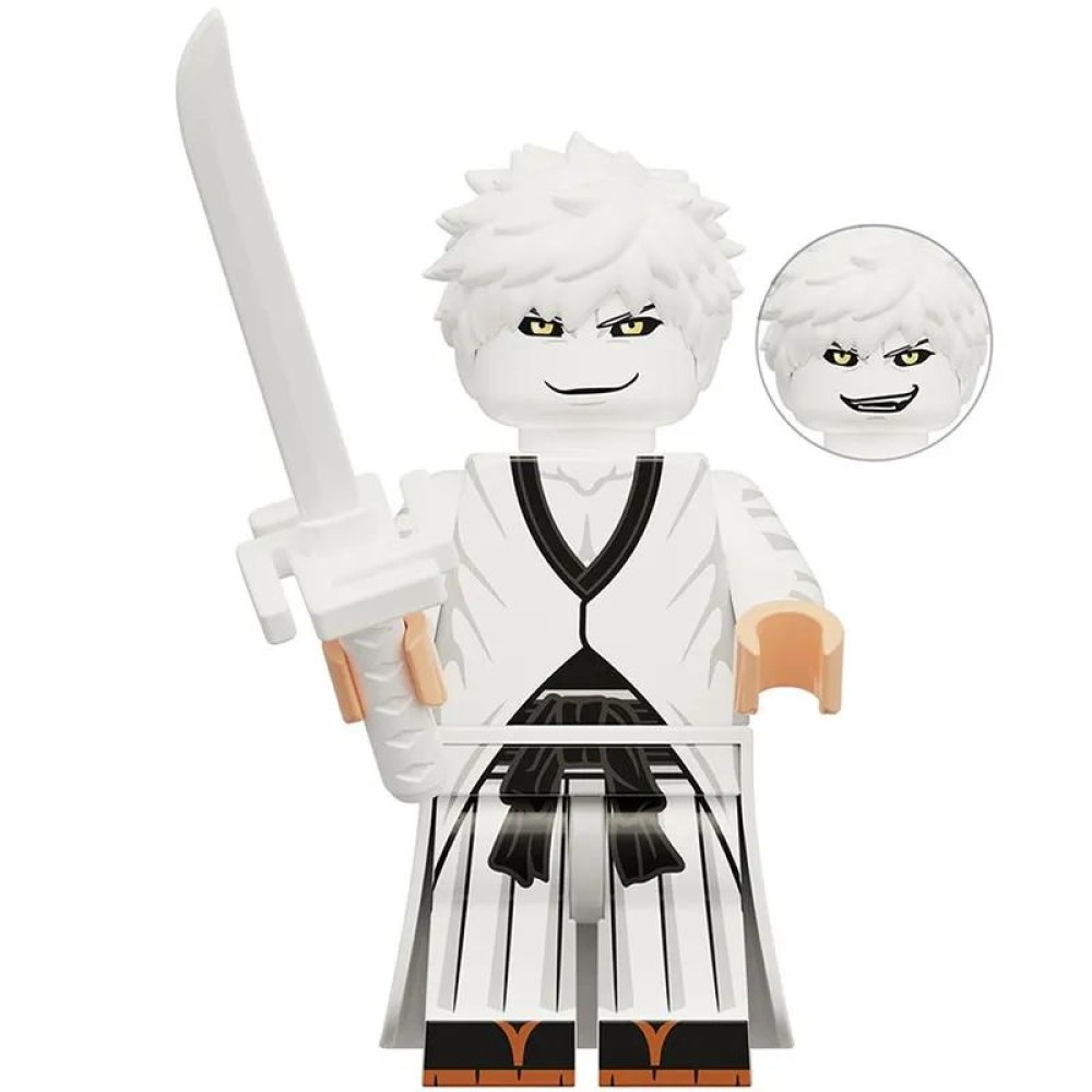 lego minifigure Anime Minifigure Bleach: Zangetsu Anime Minifigure building block bricks toys lego minifigure Anime Minifigure Bleach: Zangetsu Anime Minifigure building block bricks toys