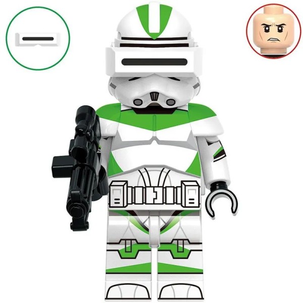 Star Wars Minifigure 442nd Siege Battalion Stormtrooper Star Wars Minifigure 442nd Siege Battalion Stormtrooper