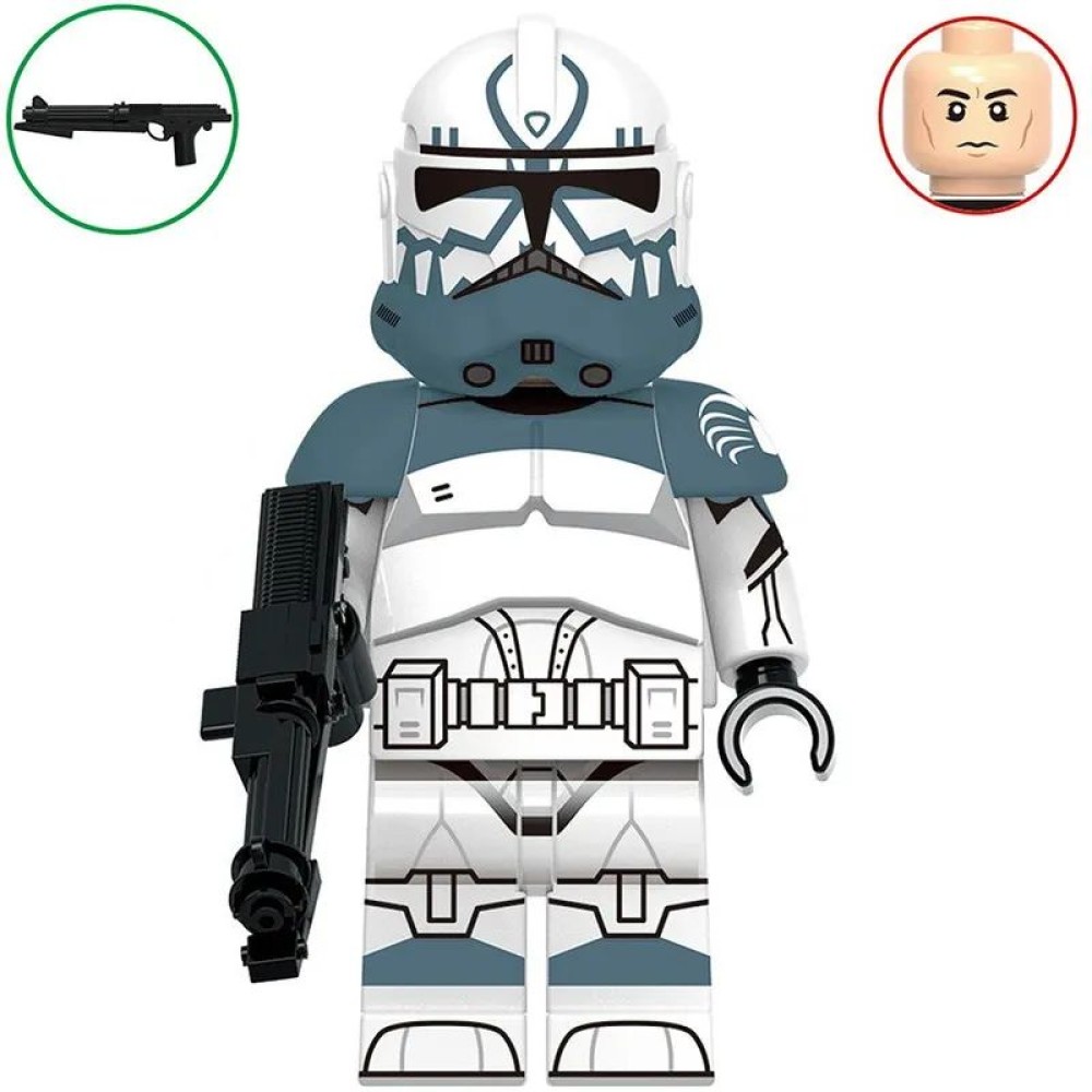 lego minifigure Star Wars Minifigure Comet Clone Sergeant Star Wars building block bricks toys lego minifigure Star Wars Minifigure Comet Clone Sergeant Star Wars building block bricks toys