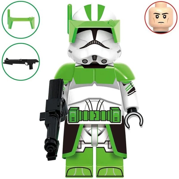 Star Wars Minifigure 442nd Siege Battalion Stormtrooper Star Wars Minifigure 442nd Siege Battalion Stormtrooper