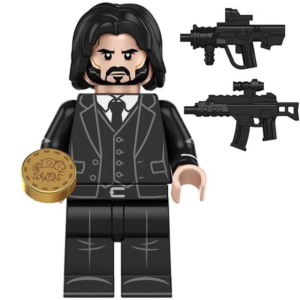 lego minifigure Movie Character Minifigure John Wick Movie Minifigure building block bricks toys lego minifigure Movie Character Minifigure John Wick Movie Minifigure building block bricks toys