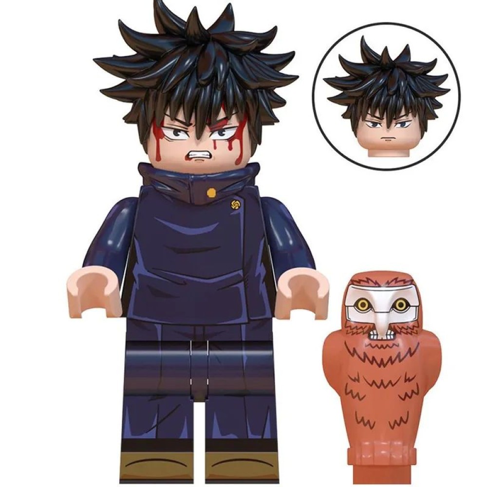 lego minifigure Anime Minifigure Fighting Magic Megumi Fushiguro Anime Minifigure building block bricks toys lego minifigure Anime Minifigure Fighting Magic Megumi Fushiguro Anime Minifigure building block bricks toys