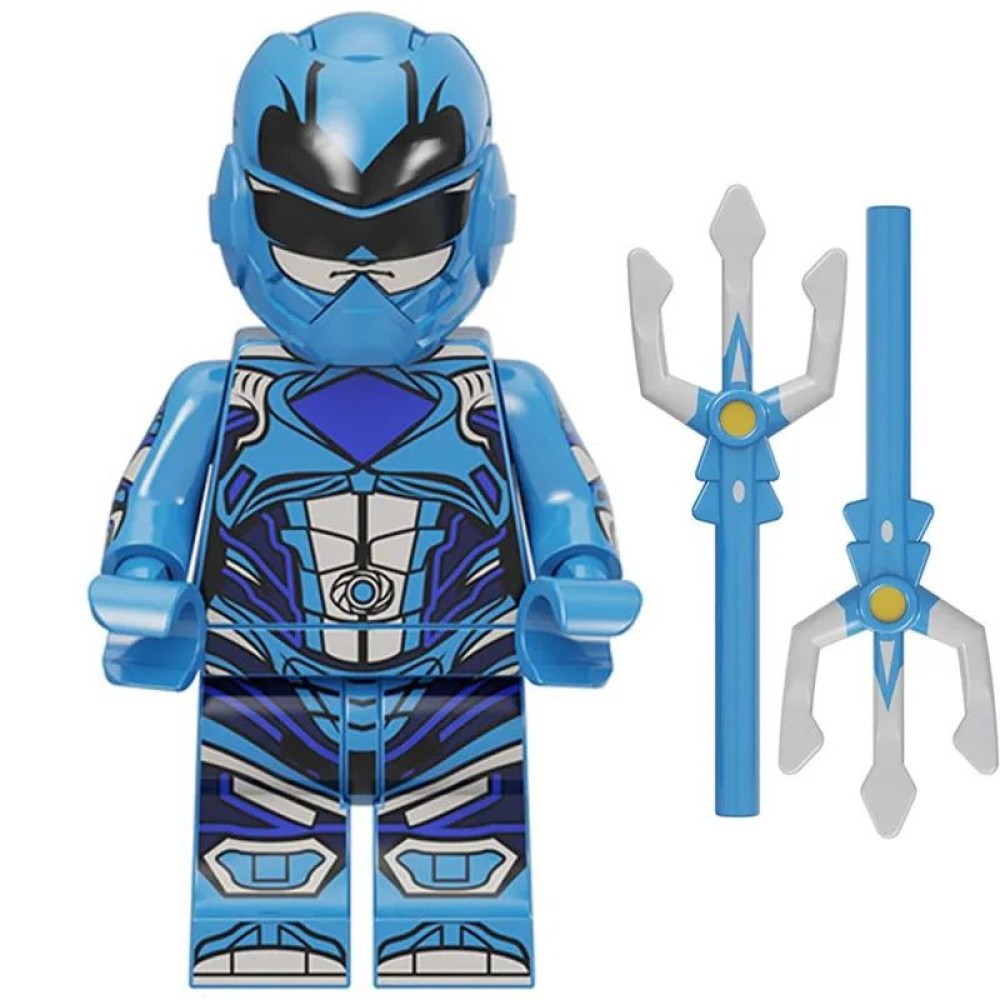 lego minifigure TV Series Character Minifigure Power Rangers: Blue Ranger Minifigures building block bricks toys