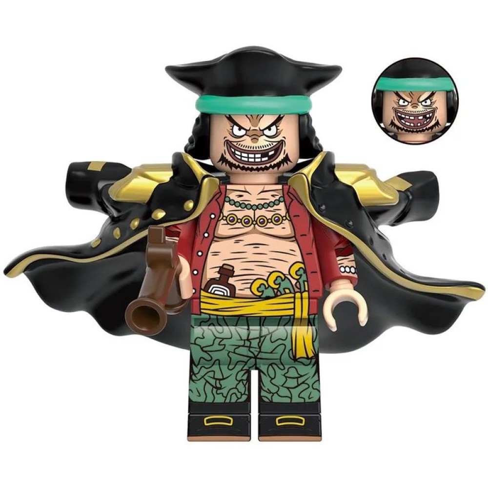 lego minifigure Anime Minifigure One Piece: Marshall D. Teach Anime Minifigure building block bricks toys lego minifigure Anime Minifigure One Piece: Marshall D. Teach Anime Minifigure building block bricks toys