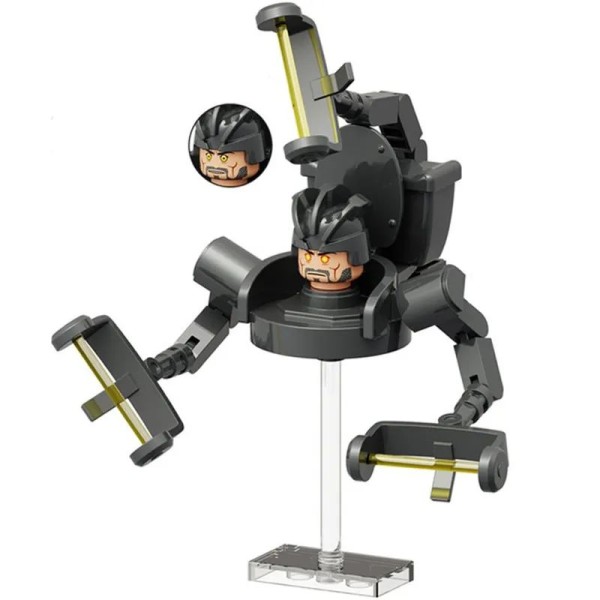 Minifigure "Skibidi Toilet": Flying Toilet Humanoid Minifigure "Skibidi Toilet": Flying Toilet Humanoid