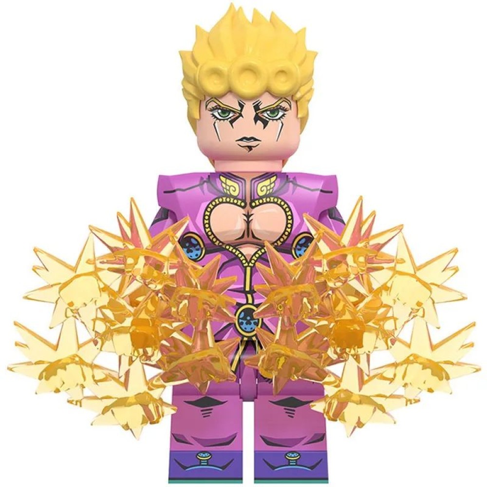 lego minifigure Anime Minifigure JoJos Bizarre Adventure: Giorno Giovanna Anime Minifigure building block bricks toys lego minifigure Anime Minifigure JoJos Bizarre Adventure: Giorno Giovanna Anime Minifigure building block bricks toys