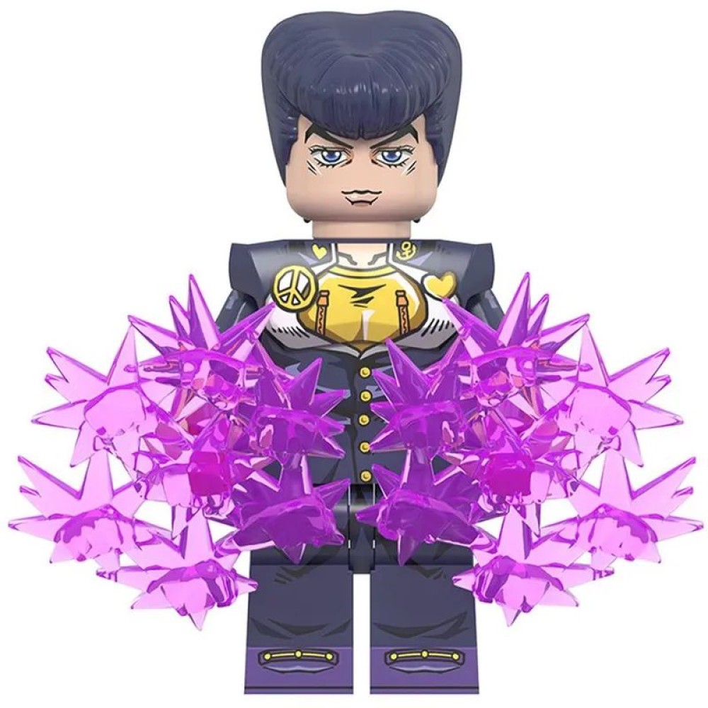 lego minifigure Anime Minifigure JoJos Bizarre Adventure Josuke Higashikata Anime Minifigure building block bricks toys lego minifigure Anime Minifigure JoJos Bizarre Adventure Josuke Higashikata Anime Minifigure building block bricks toys