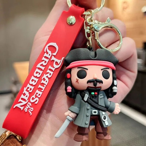 Pirates of the Caribbean Captain Jack Sparrow Keychain