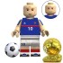 Minifigure of a football player Zinedine Zidane France national team