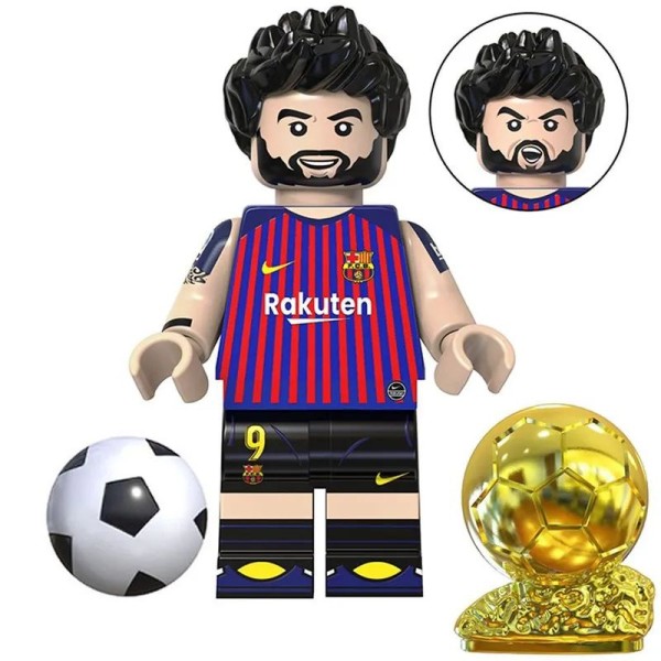Minifigure of a football player Luis Suárez Barcelona Minifigure of a football player Luis Suárez Barcelona