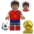 Soccer player Minifigure Sergio Ramos Spain national team