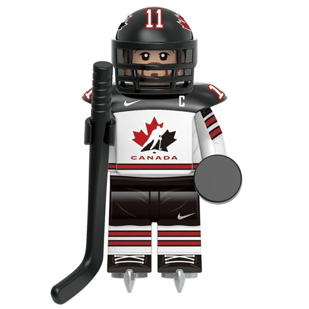 lego minifigure Hockey player Minifigure Canada national team Minifigures building block bricks toys