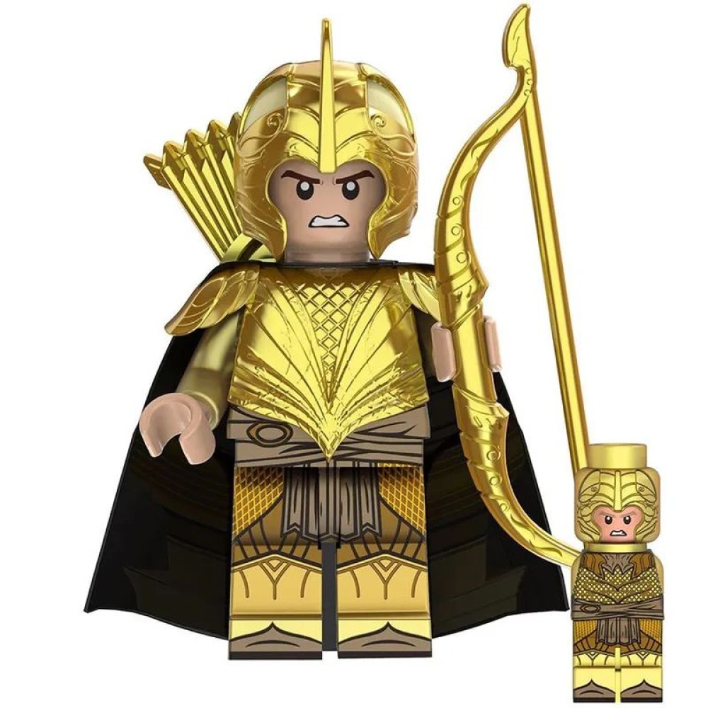 lego minifigure Lord of the Rings Minifigure Elf archer Minifigures building block bricks toys