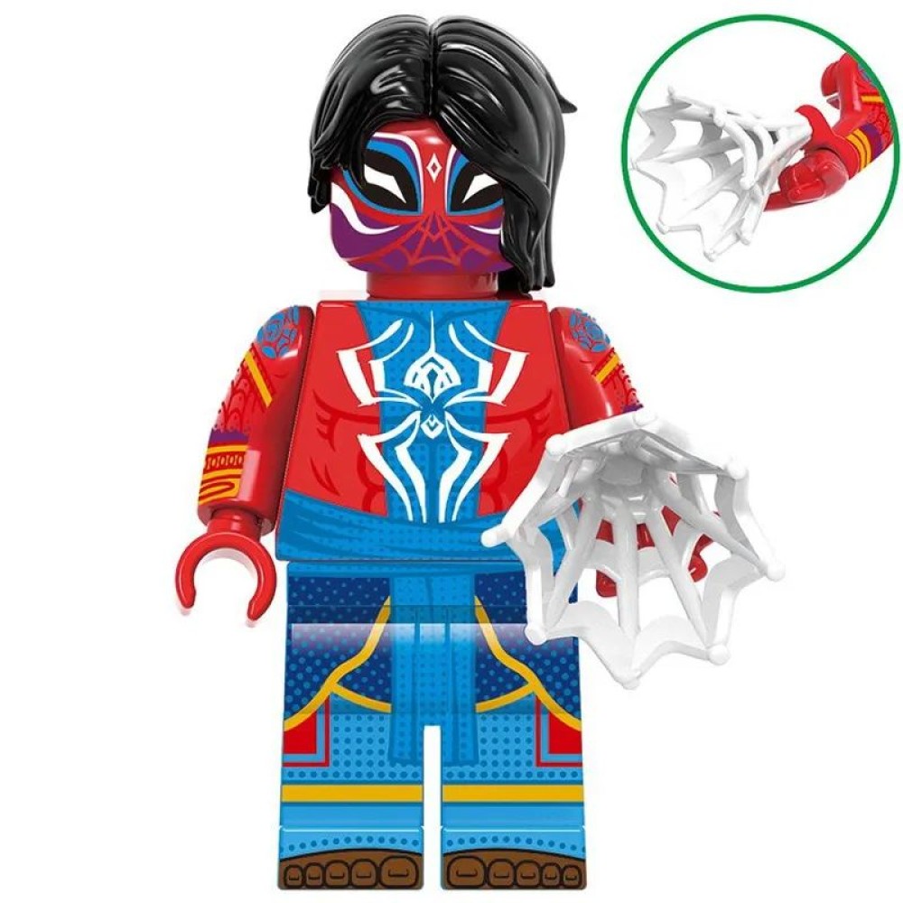 lego minifigure Marvel Minifigure Spider-Man: India Pavitr Prabhakar Marvel building block bricks toys