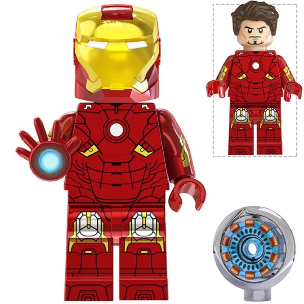 lego minifigure Marvel Minifigure Iron Man Marvel building block bricks toys