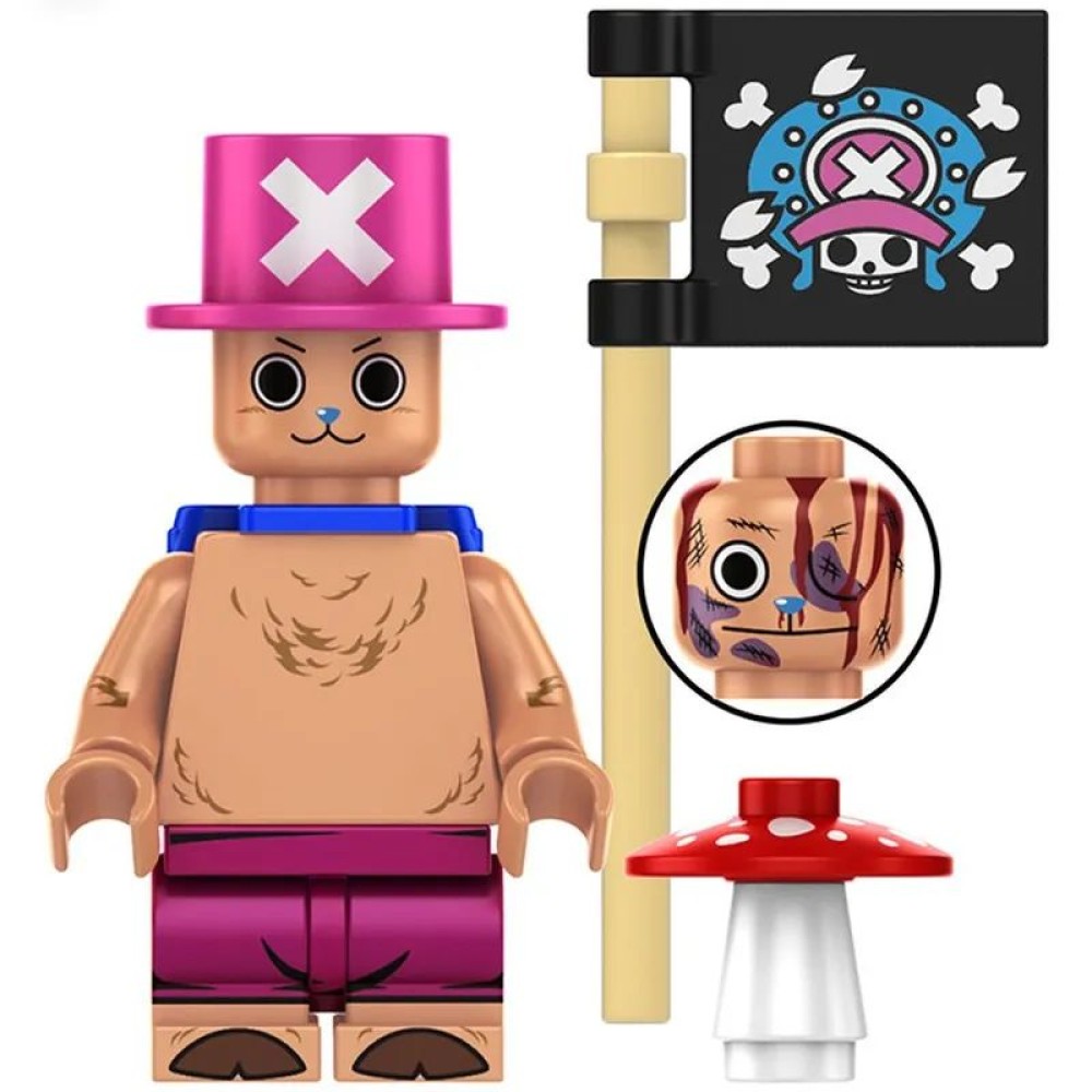 lego minifigure Anime Minifigure One Piece Chopper Anime Minifigure building block bricks toys lego minifigure Anime Minifigure One Piece Chopper Anime Minifigure building block bricks toys