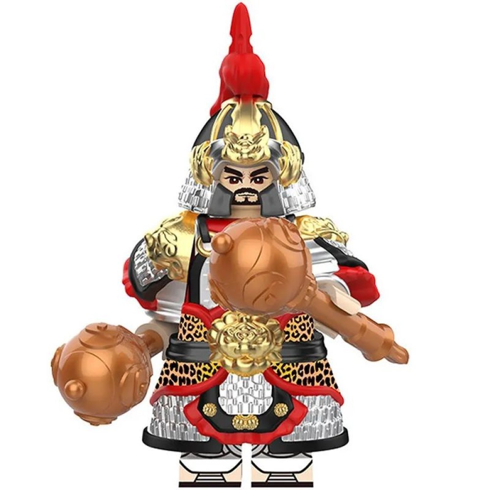 lego minifigure Minifigure Castle Knights Chinese Heavy Warrior Minifigures building block bricks toys