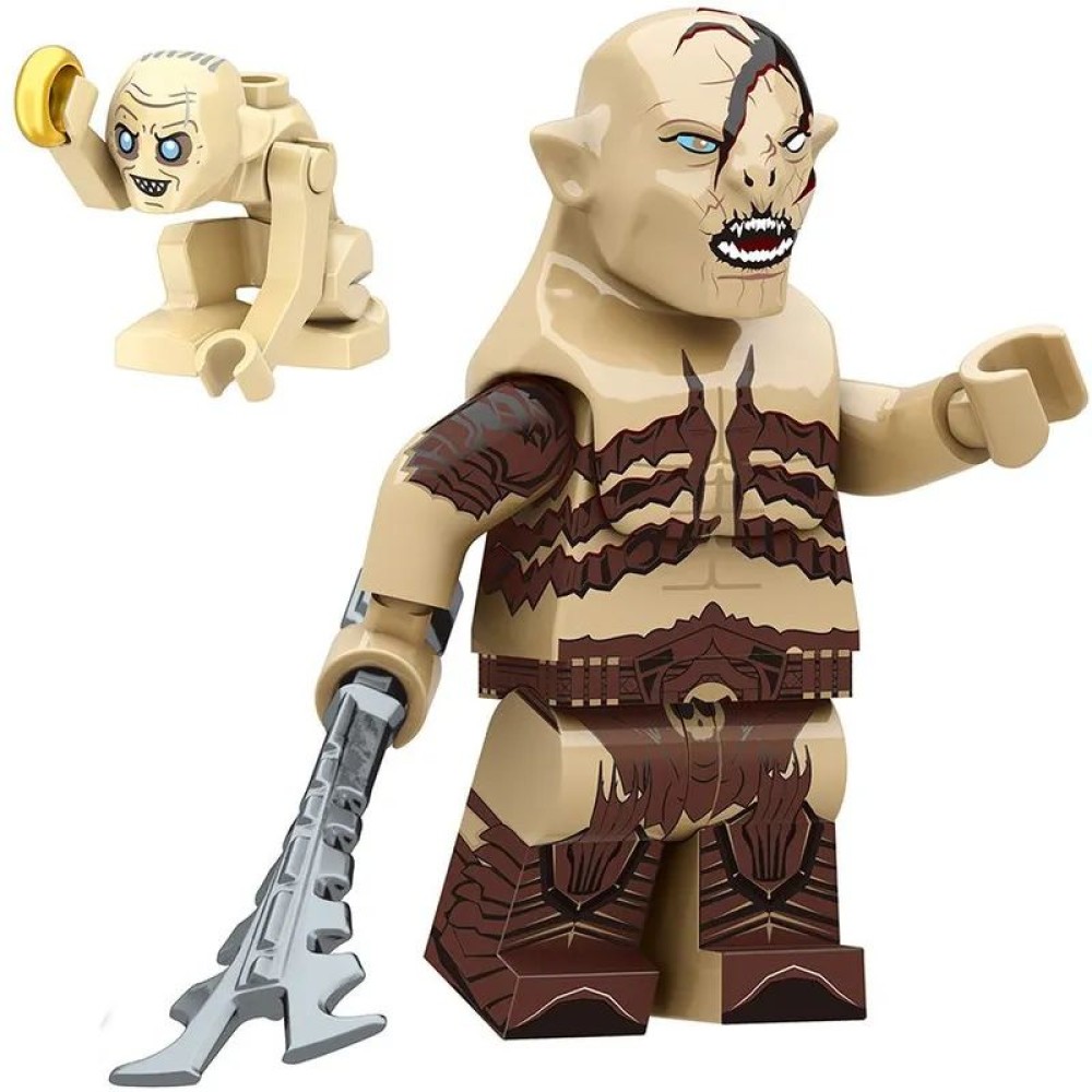 lego minifigure Lord of the Rings Minifigure Bolg and Gollum Minifigures building block bricks toys