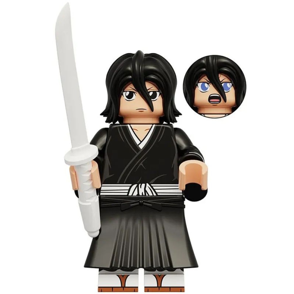 lego minifigure Anime Minifigure Bleach Rukia Kuchiki Anime Minifigure building block bricks toys lego minifigure Anime Minifigure Bleach Rukia Kuchiki Anime Minifigure building block bricks toys