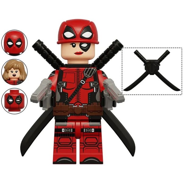 Marvel X-men Minifigure Lady Deadpool
