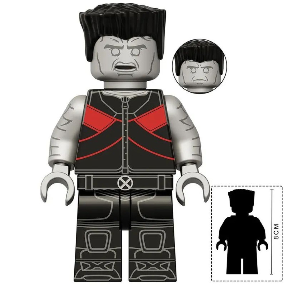 lego minifigure Large Marvel Minifigure Colossus Marvel building block bricks toys