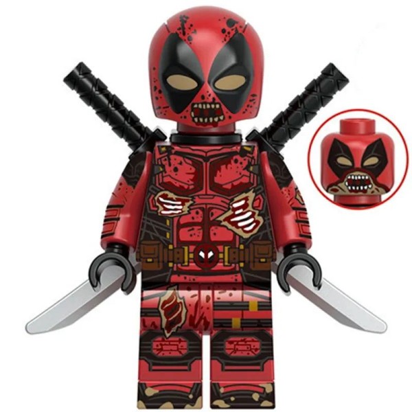 Marvel Minifigure Deadpool Zombie