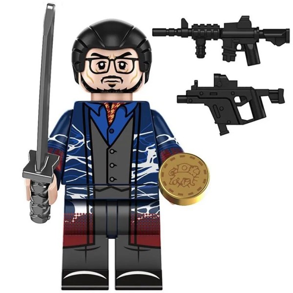 Minifigure of the character from the movie 'John Wick' Koji Simadzu Minifigure of the character from the movie 'John Wick' Koji Simadzu