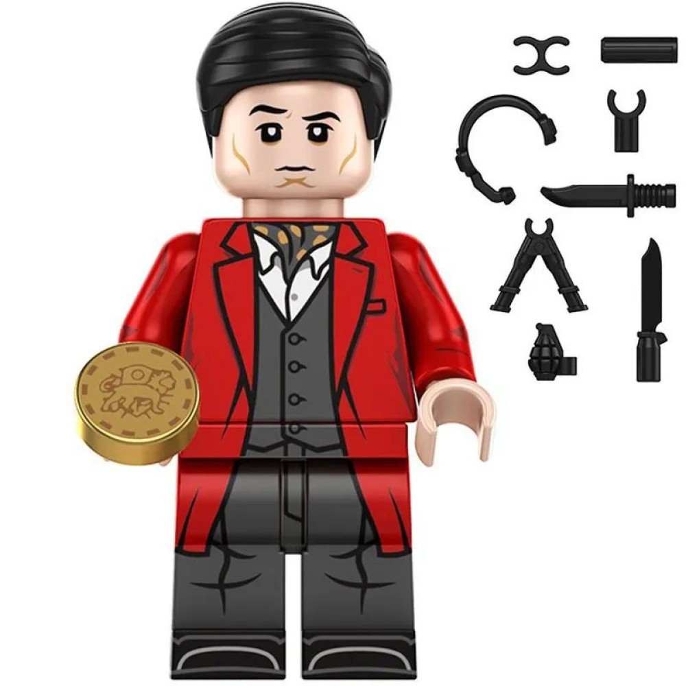 lego minifigure John Wick Movie Character Minifigure Young Winston Minifigures building block bricks toys lego minifigure John Wick Movie Character Minifigure Young Winston Minifigures building block bricks toys