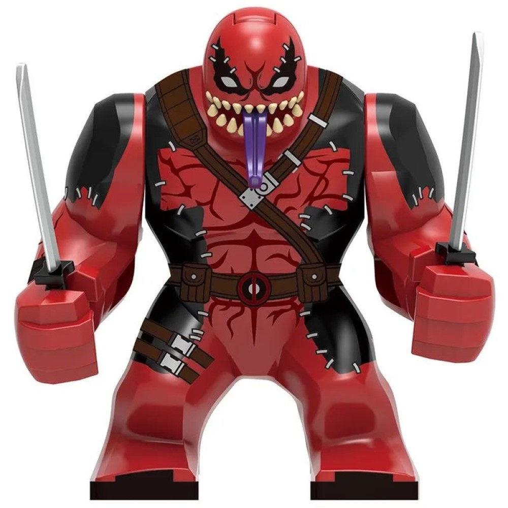 lego minifigure Large Marvel Minifigure Venompool Marvel building block bricks toys