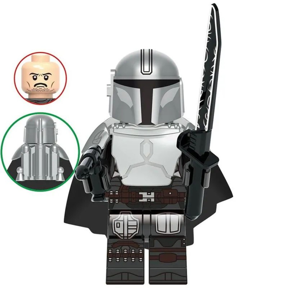 lego minifigure Star Wars Minifigure Mandalorian Din Djarin Star Wars building block bricks toys