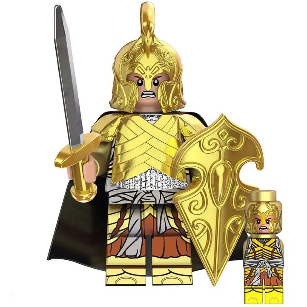 lego minifigure Lord of the Rings Minifigure Noldor elf swordsman Minifigures building block bricks toys