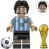 Minifigure of a famous football player Diego Maradona