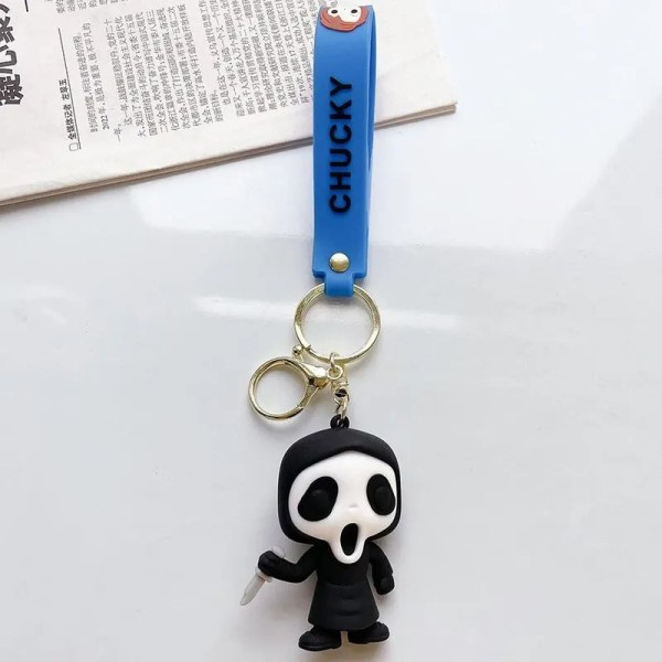 Ghostface Scream Keychain