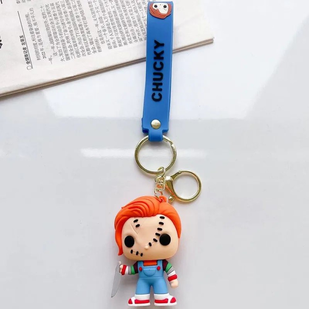 lego minifigure Chucky Keychain Childs Play Minifigures building block bricks toys lego minifigure Chucky Keychain Childs Play Minifigures building block bricks toys
