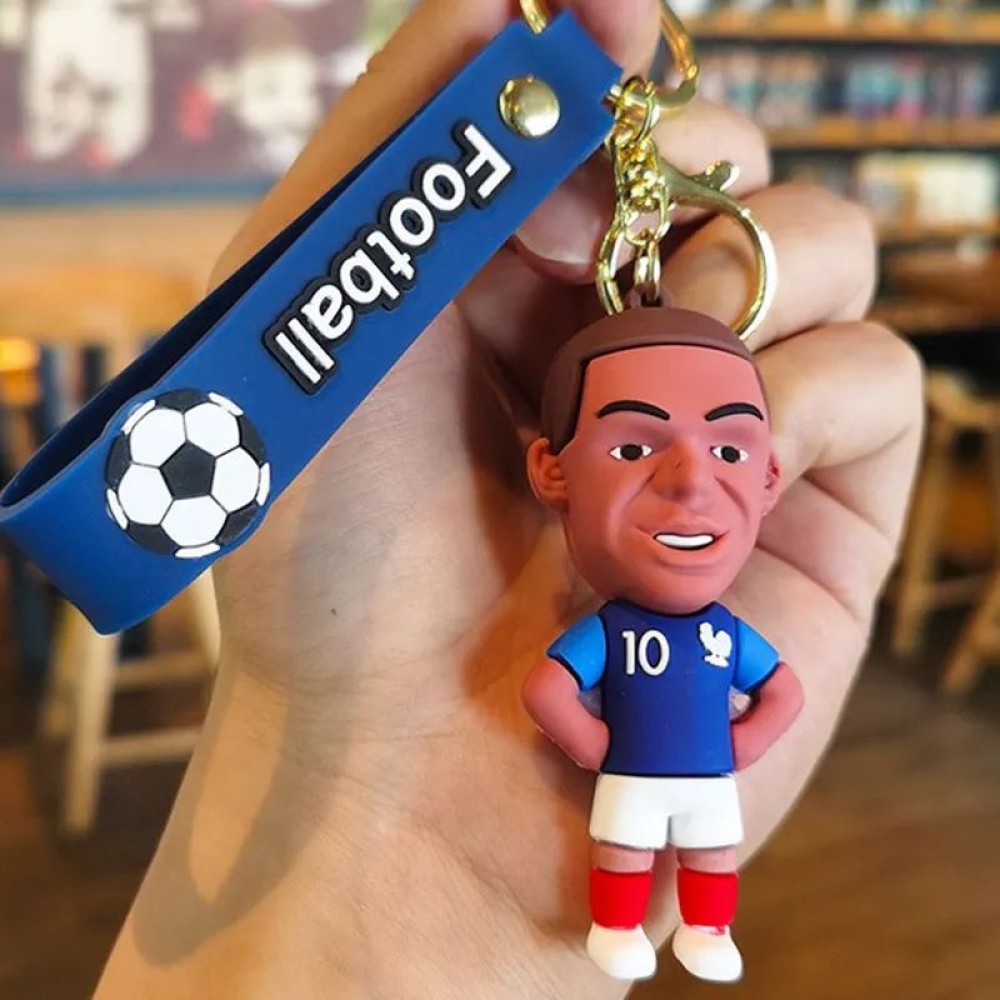 lego minifigure Kylian Mbappé Keychain France Minifigures building block bricks toys lego minifigure Kylian Mbappé Keychain France Minifigures building block bricks toys