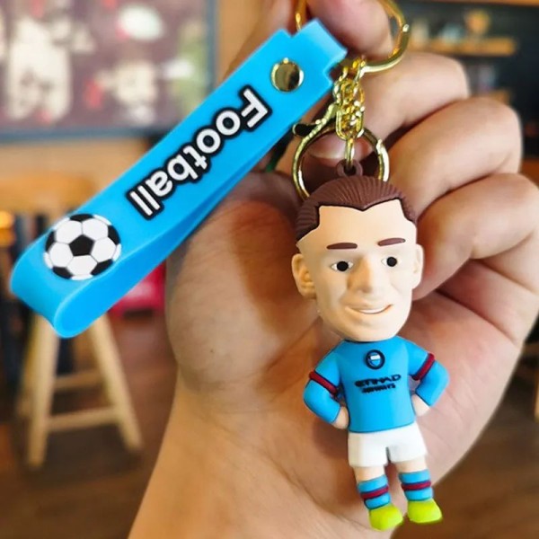 Erling Haaland Manchester City Keychain Minifigure