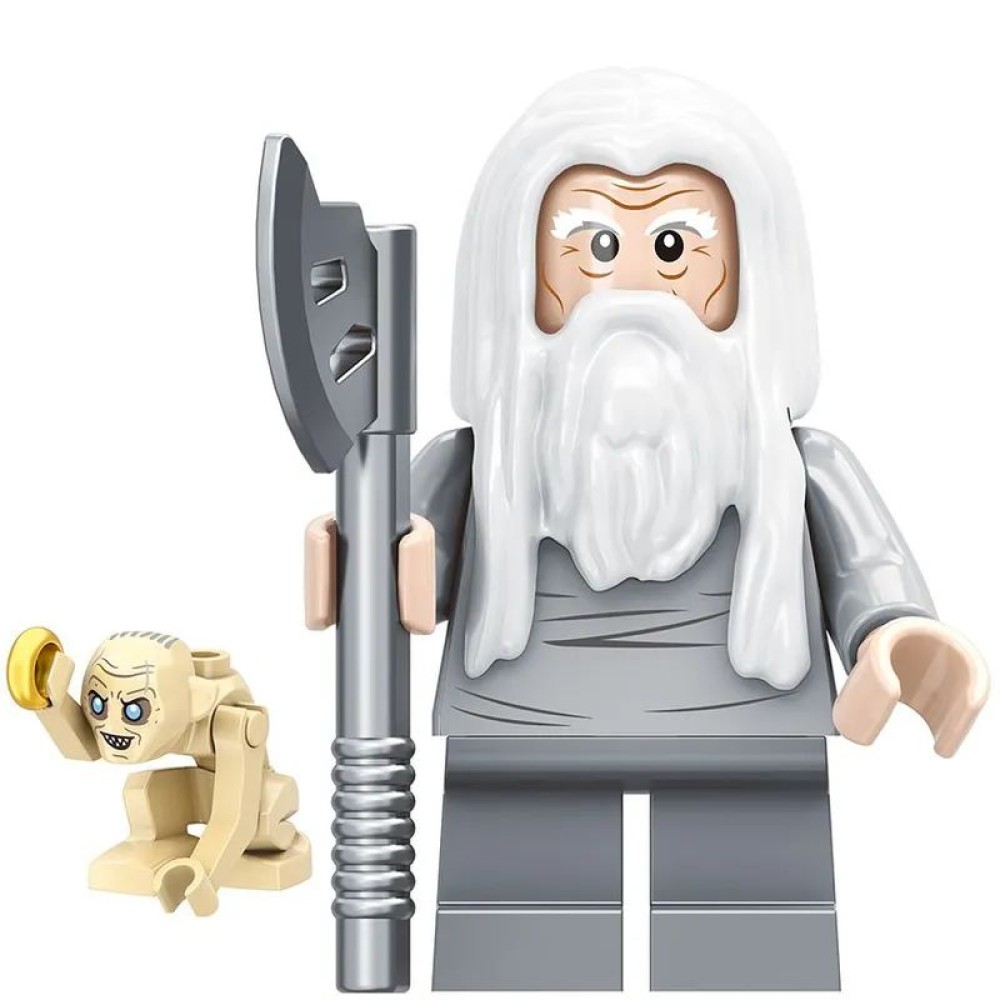 lego minifigure Lord of the Rings Minifigure Dwarf Gloin and Gollum Minifigures building block bricks toys