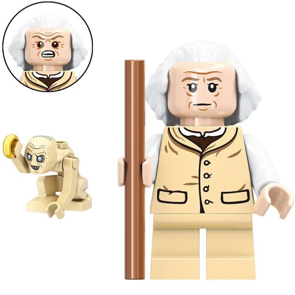 lego minifigure Lord of the Rings Minifigure Bilbo Baggins and Gollum Minifigures building block bricks toys