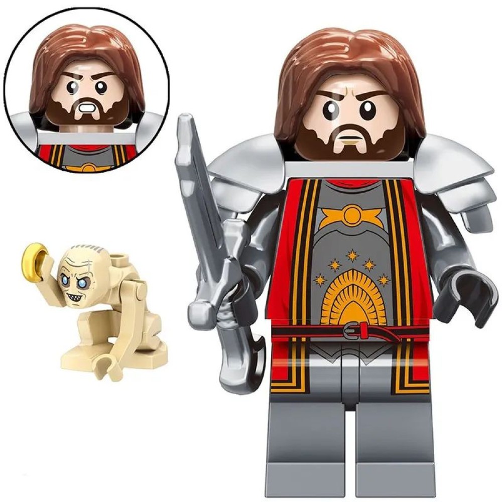 lego minifigure The Lord of the Rings Minifigure Isildur and Gollum Minifigures building block bricks toys
