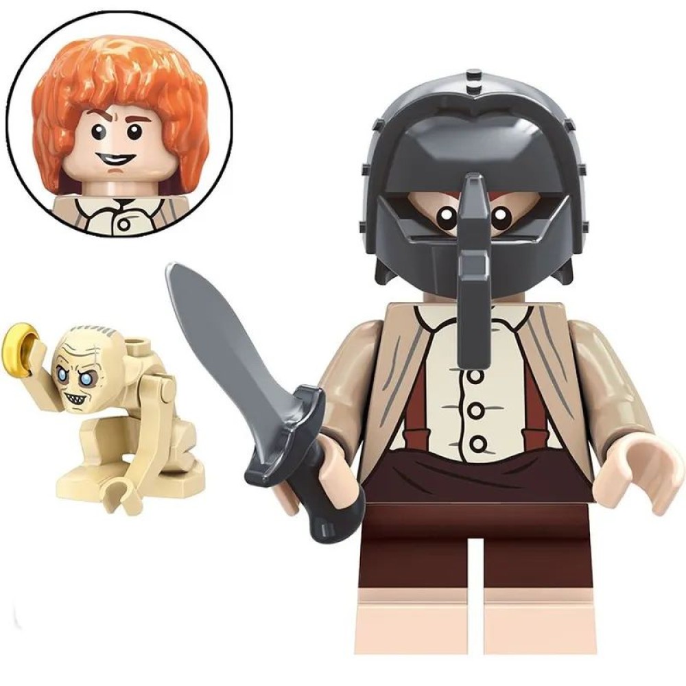 lego minifigure Lord of the Rings Minifigure Sam and Gollum Minifigures building block bricks toys lego minifigure Lord of the Rings Minifigure Sam and Gollum Minifigures building block bricks toys