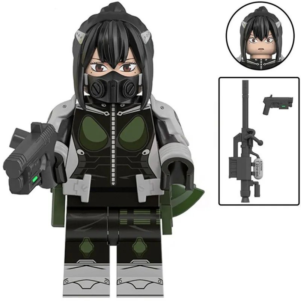 lego minifigure Manga Character Minifigure Kaiju No. 8: Mina Ashiro Anime Minifigure building block bricks toys lego minifigure Manga Character Minifigure Kaiju No. 8: Mina Ashiro Anime Minifigure building block bricks toys