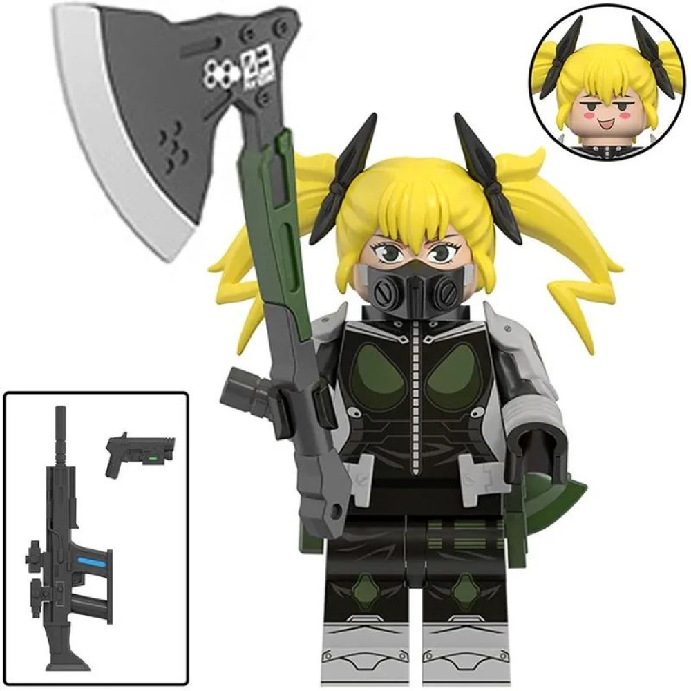 lego minifigure Anime Minifigure Kaiju No. 8 Kikoru Shinomiyah Anime Minifigure building block bricks toys lego minifigure Anime Minifigure Kaiju No. 8 Kikoru Shinomiyah Anime Minifigure building block bricks toys