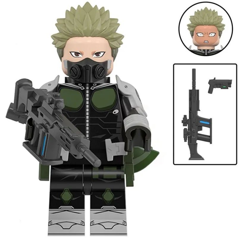 lego minifigure Manga character Minifigure Kaiju No. 8 Aoi Kaguragi Anime Minifigure building block bricks toys lego minifigure Manga character Minifigure Kaiju No. 8 Aoi Kaguragi Anime Minifigure building block bricks toys