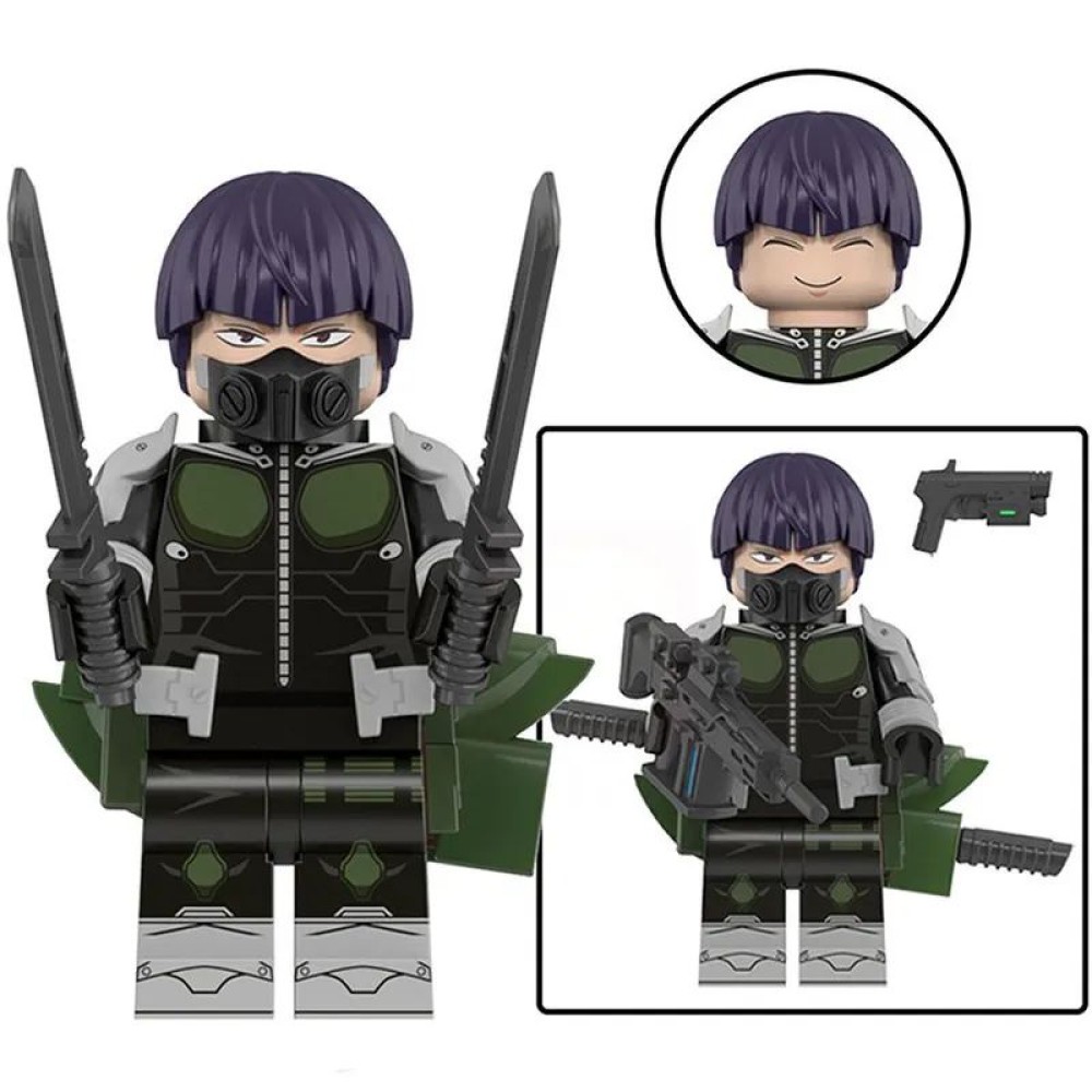 lego minifigure Manga character Minifigure Kaiju No. 8 Shoshirou Hoshina Anime Minifigure building block bricks toys lego minifigure Manga character Minifigure Kaiju No. 8 Shoshirou Hoshina Anime Minifigure building block bricks toys