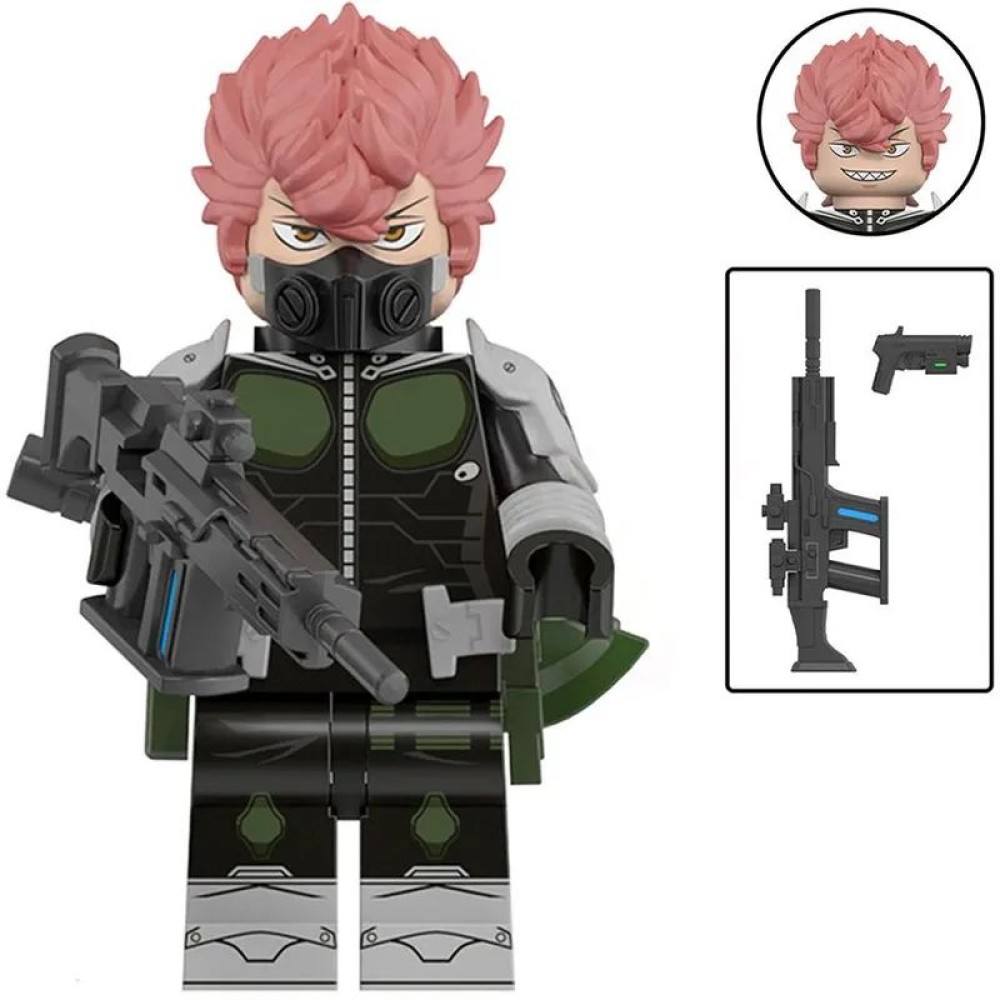 lego minifigure Manga character Minifigure Kaiju No. 8 Icharu Furuhashi Anime Minifigure building block bricks toys lego minifigure Manga character Minifigure Kaiju No. 8 Icharu Furuhashi Anime Minifigure building block bricks toys