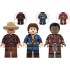 Three Fallout Minifigures Cooper Howard Lucy McLane and Maximus