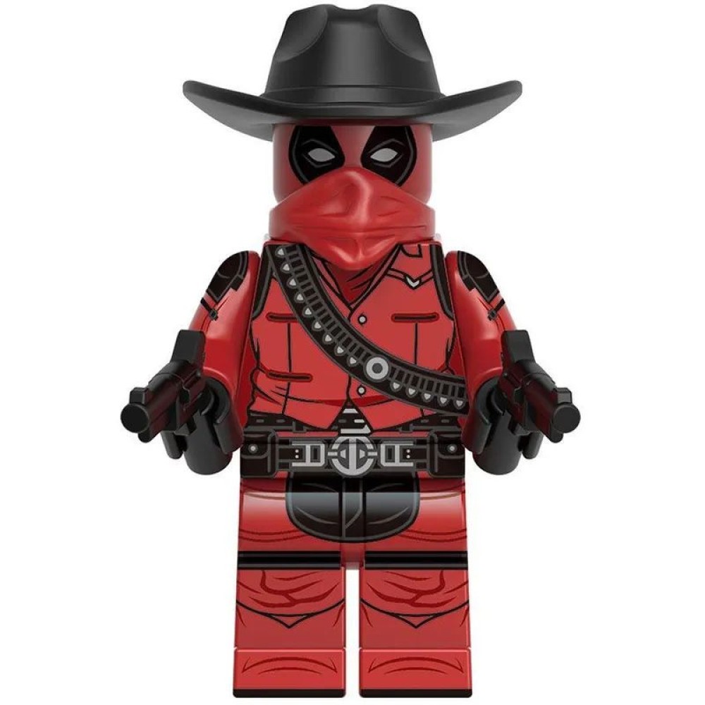 lego minifigure Marvel Minifigure Cowboy Deadpool Marvel building block bricks toys